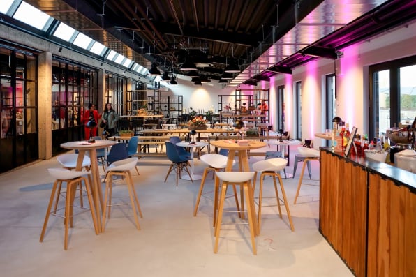 Ein Blick in die Eventhalle